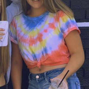 Urban Outfitters Tie Dye Crop Top Size M